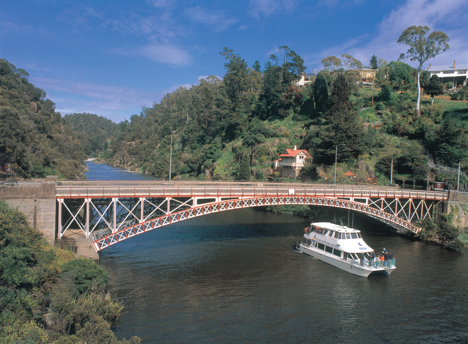 Tamar River and cruise boat